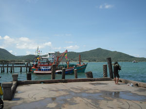 Bang Saray Pier Fishing Boat
