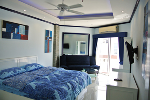 Bedroom With Flatscreen LCD