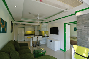 Living Room With LCD TV & DVD